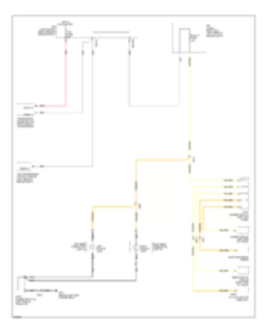 Backup Lamps Wiring Diagram for Hyundai Genesis 3 8 2014