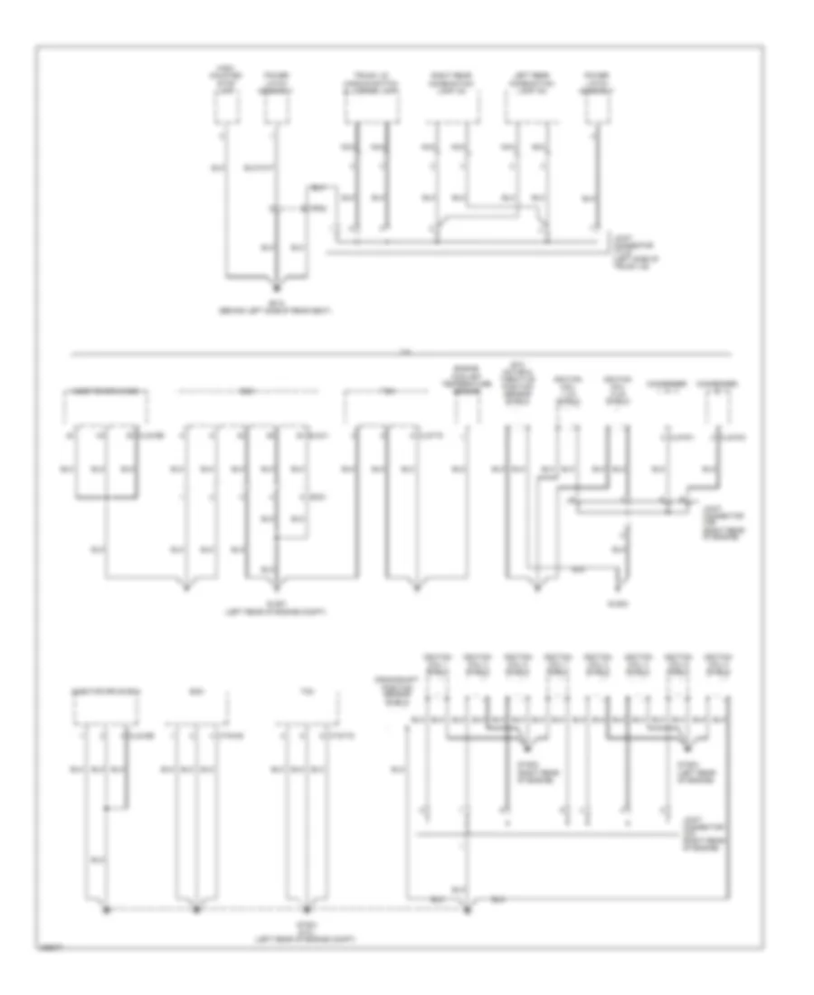Ground Distribution Wiring Diagram 6 of 6 for Hyundai Genesis 3 8 2014