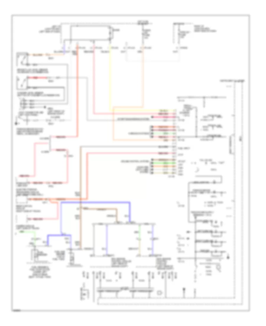 Instrument Cluster Wiring Diagram with Conventional Cluster 2 of 2 for Hyundai Genesis 3 8 2014