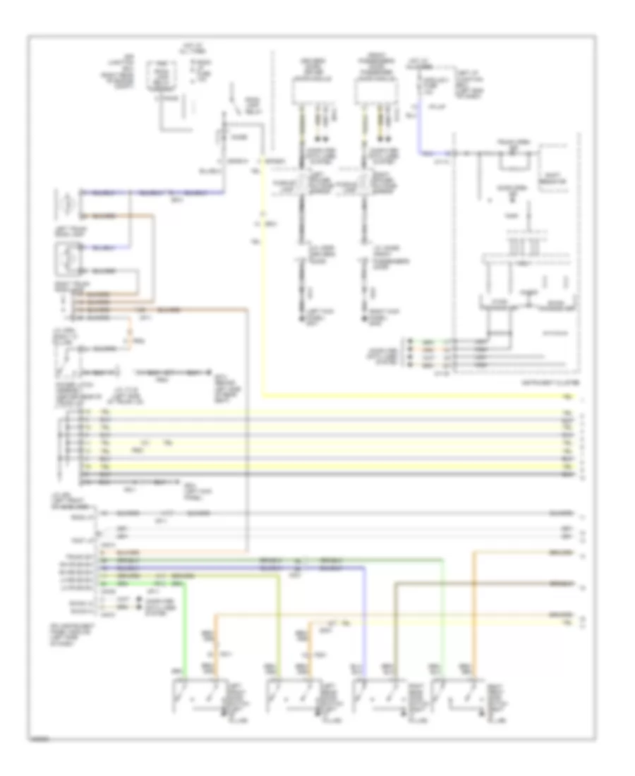 Courtesy Lamps Wiring Diagram 1 of 2 for Hyundai Genesis 3 8 2014