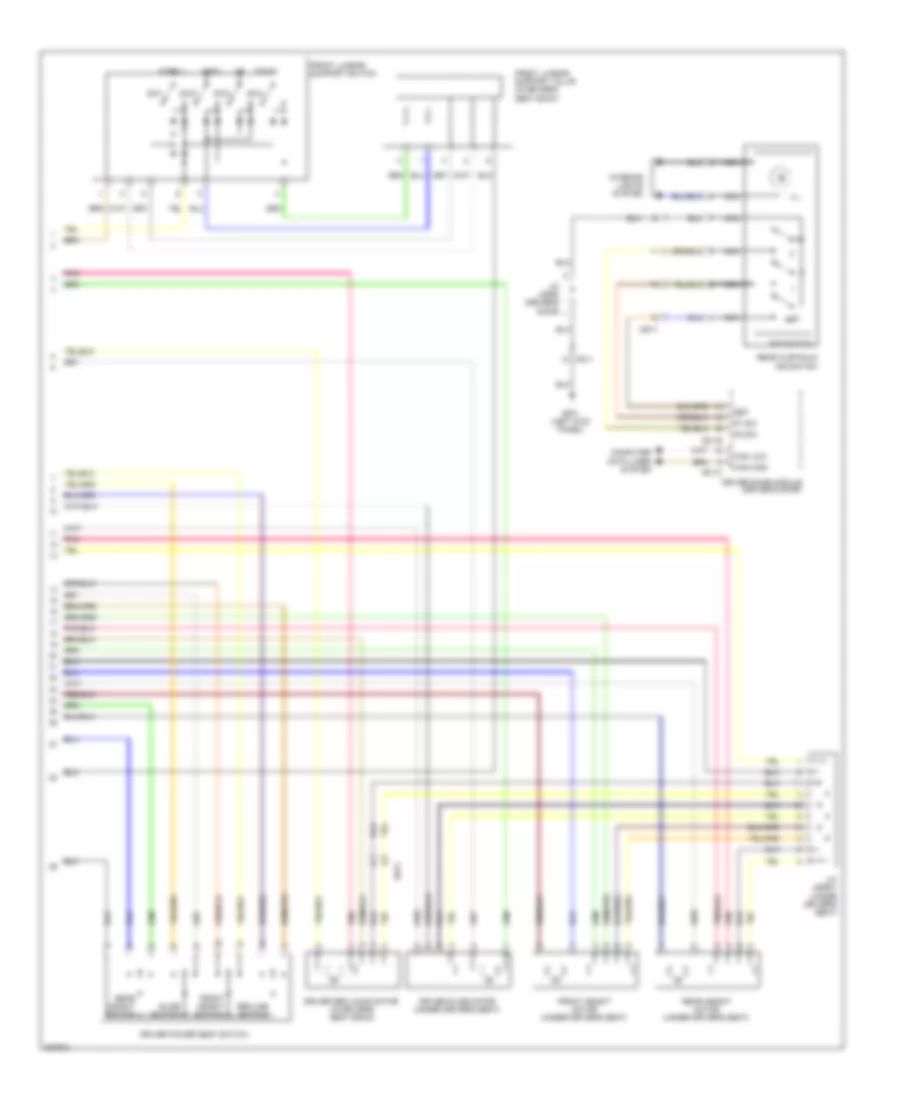 Drivers Memory Seat Wiring Diagram (2 of 2) for Hyundai Genesis 3.8 2014