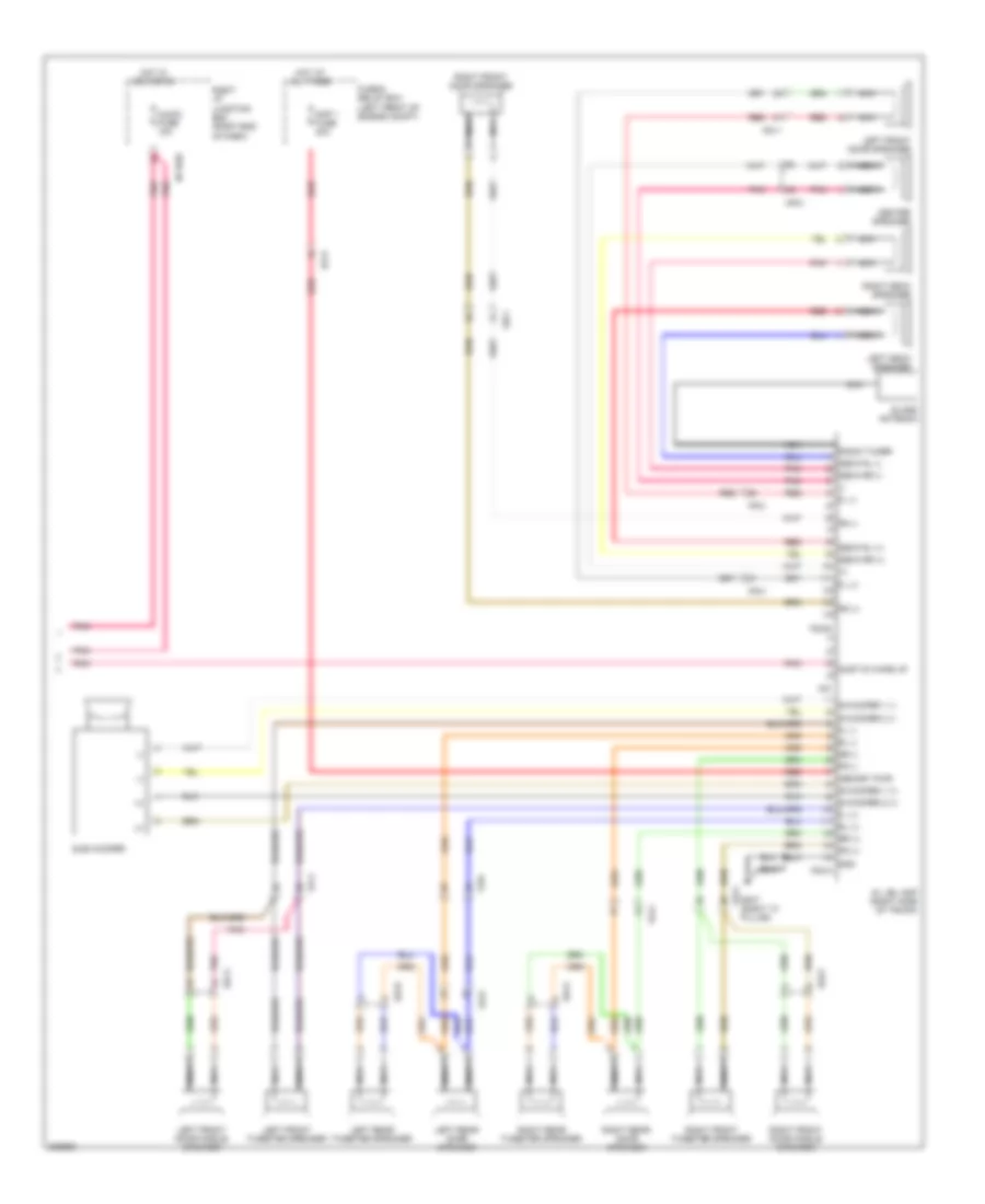 Driver Information System Wiring Diagram (4 of 4) for Hyundai Genesis 3.8 2014