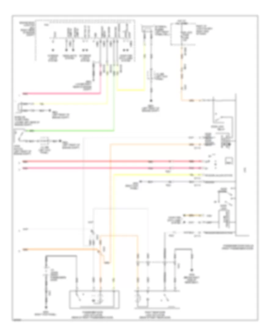 Power Door Locks Wiring Diagram 2 of 2 for Hyundai Genesis 3 8 2014