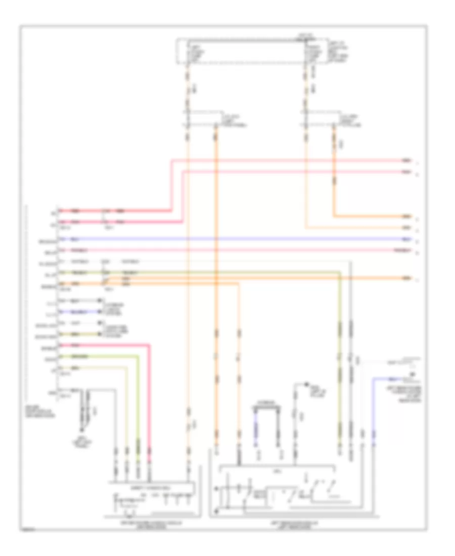 Power Windows Wiring Diagram 1 of 2 for Hyundai Genesis 3 8 2014