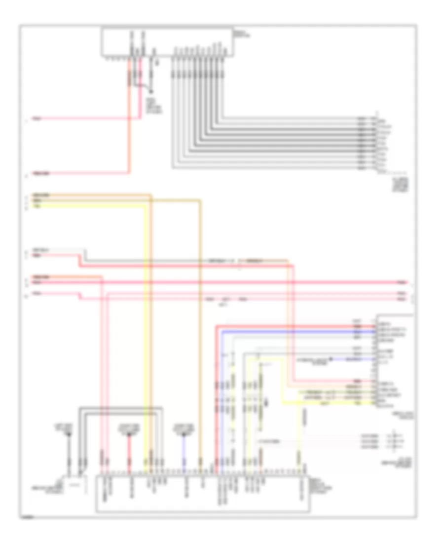 Driver Information System Wiring Diagram 2 of 4 for Hyundai Genesis 3 8 2014