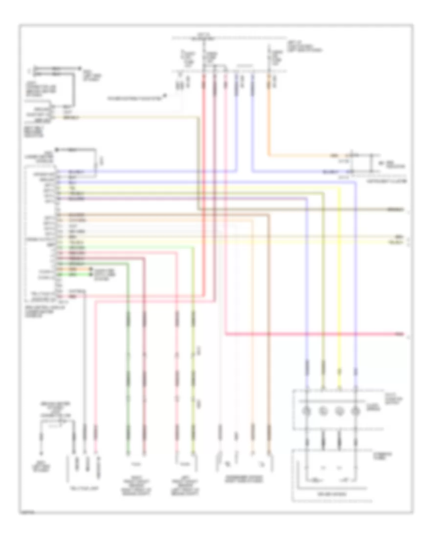 Air Bag Wiring Diagram 1 of 3 for Hyundai Genesis 3 8 2014