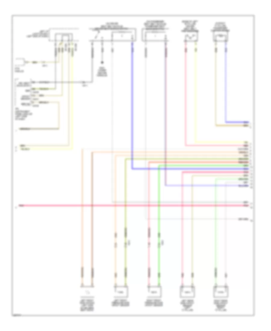 Air Bag Wiring Diagram (2 of 3) for Hyundai Genesis 3.8 2014