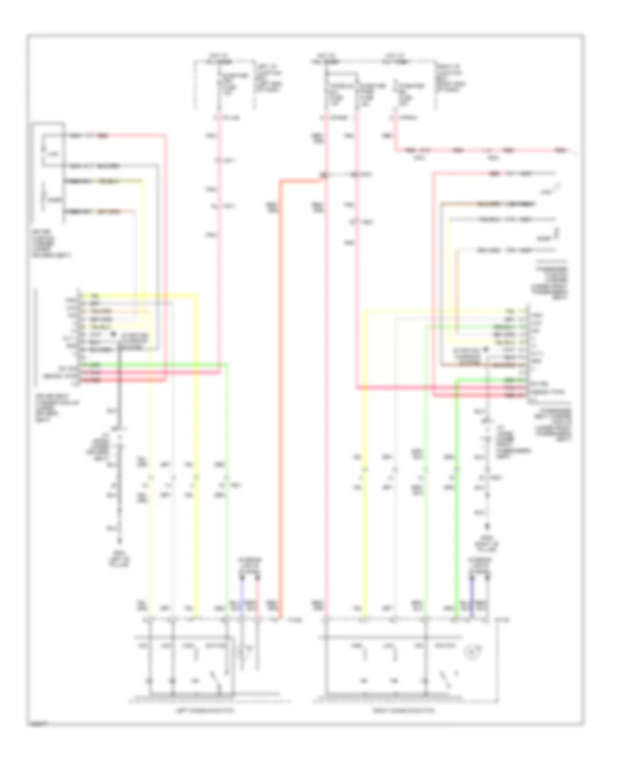 Heated Seats Wiring Diagram (1 of 2) for Hyundai Genesis 5.0 R-Spec 2014