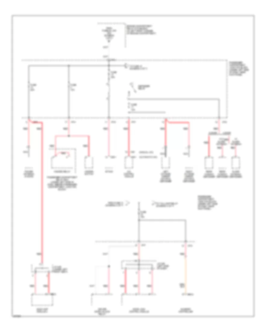 Power Distribution Wiring Diagram 3 of 7 for Hyundai Elantra GLS 2005