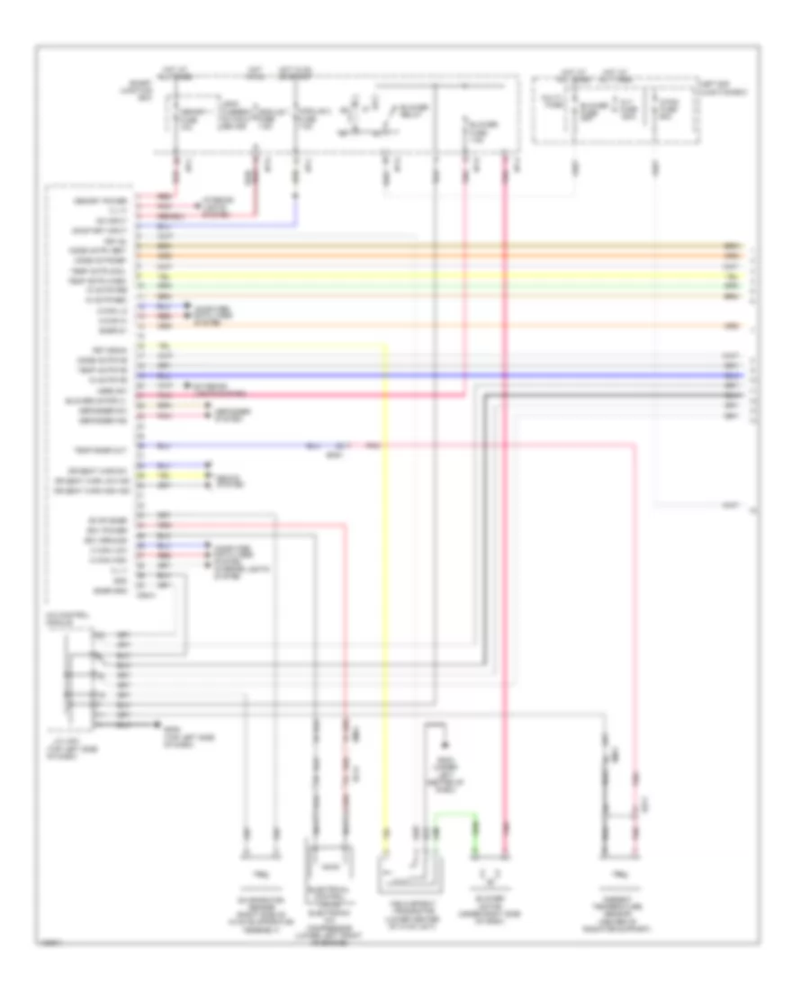Manual AC Wiring Diagram (1 of 2) for Hyundai Genesis Coupe 2.0T 2014