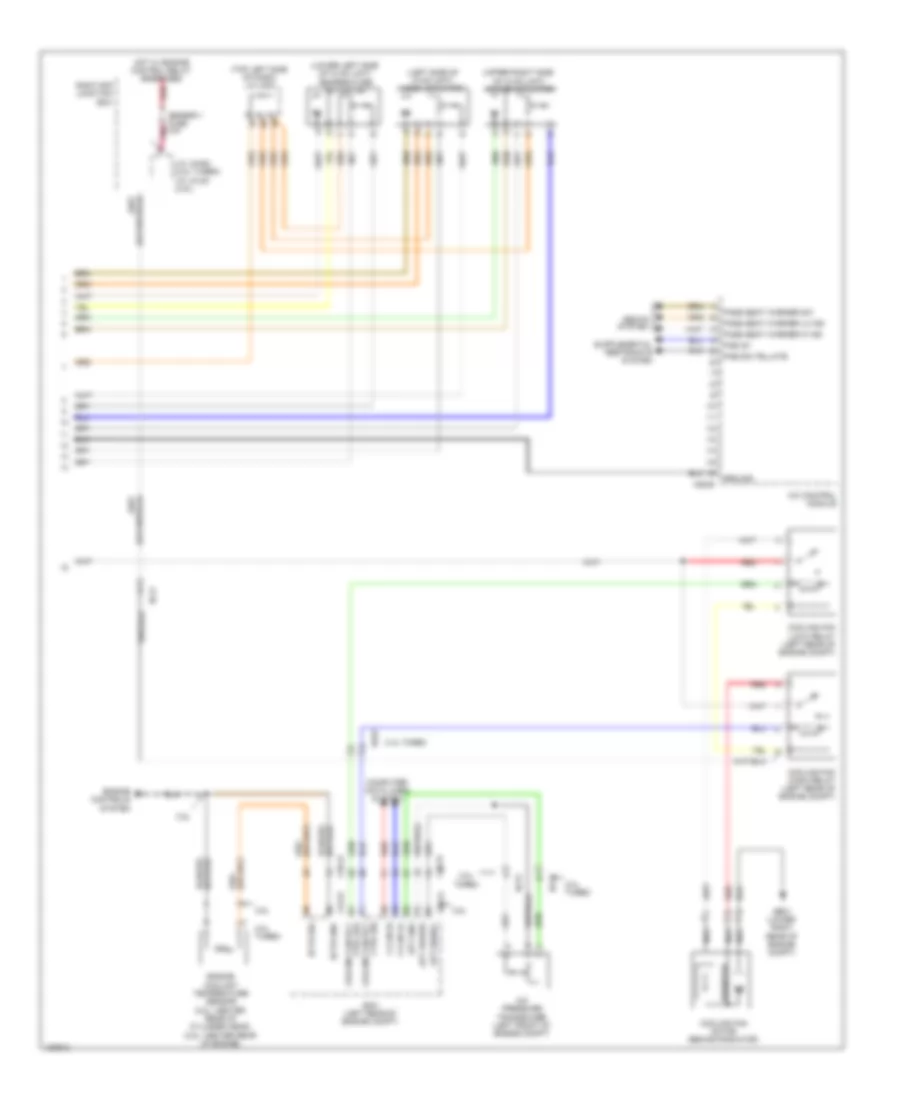 Manual AC Wiring Diagram (2 of 2) for Hyundai Genesis Coupe 2.0T 2014
