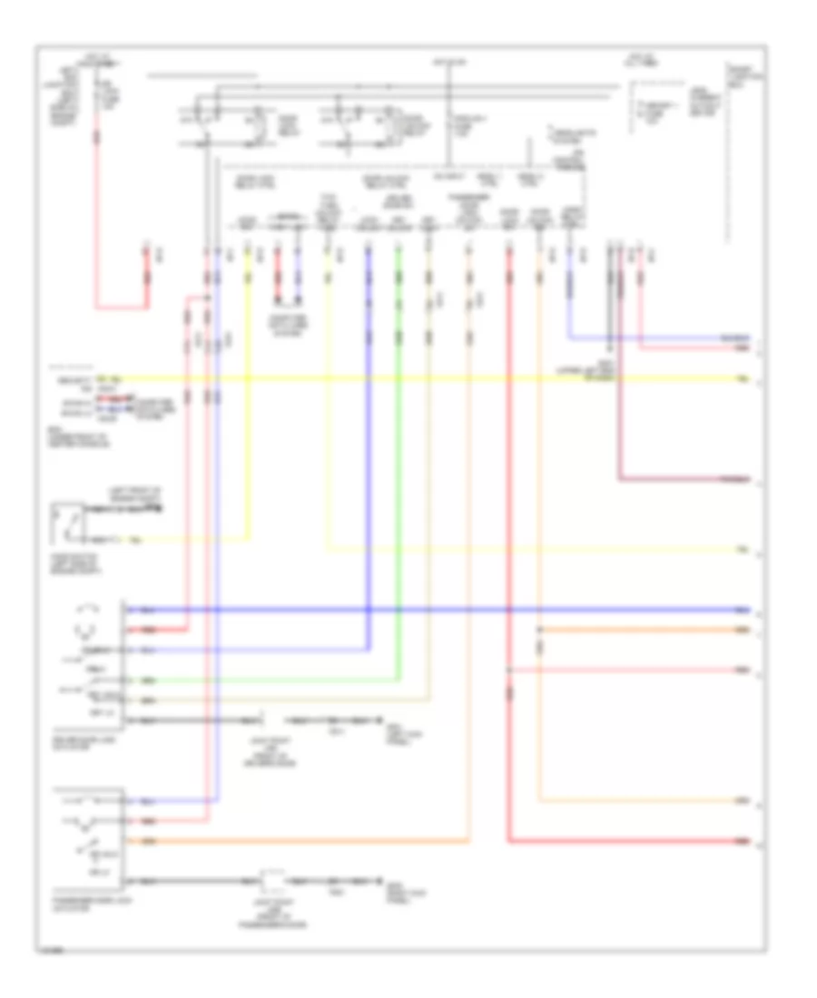 Forced Entry Wiring Diagram 1 of 2 for Hyundai Genesis Coupe 2 0T 2014