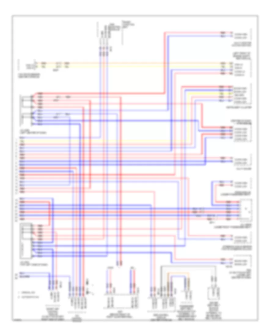 2.0L Turbo, Computer Data Lines Wiring Diagram (2 of 2) for Hyundai Genesis Coupe 2.0T 2014