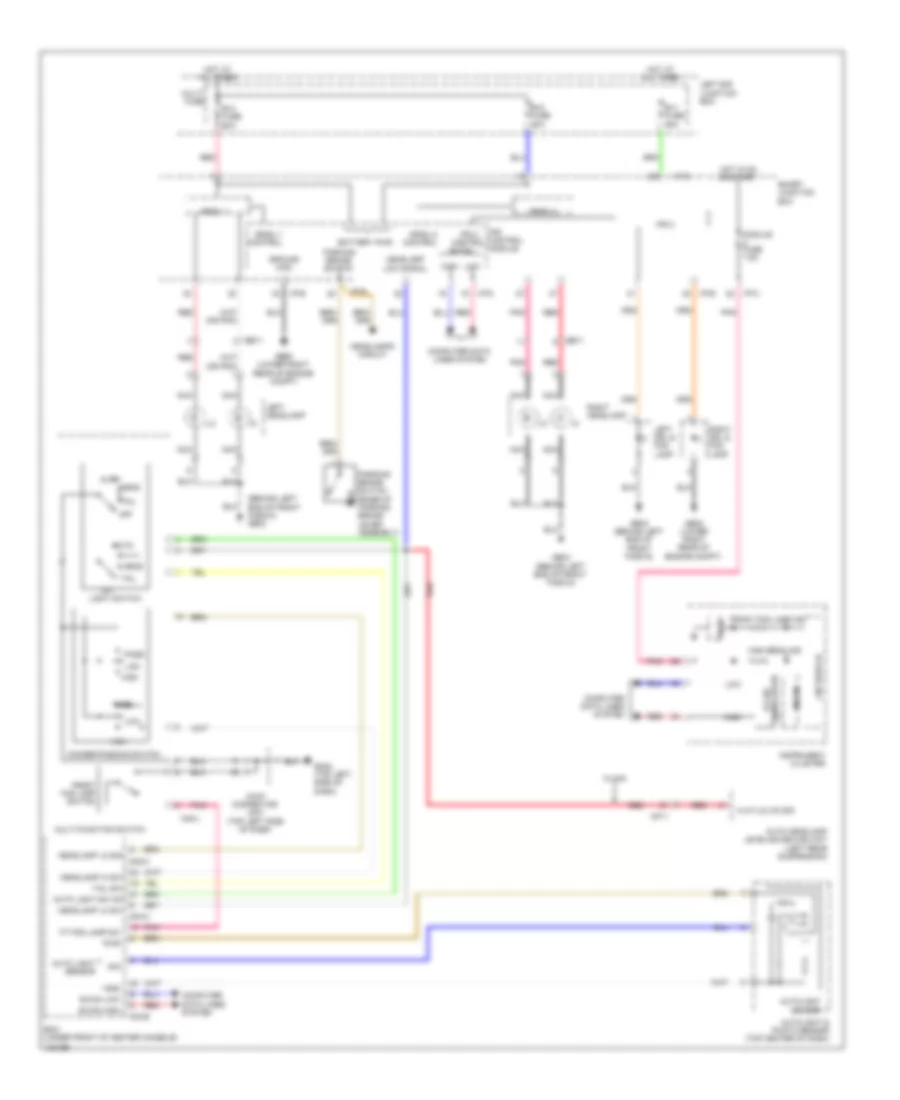 Autolamps Wiring Diagram for Hyundai Genesis Coupe 2 0T 2014