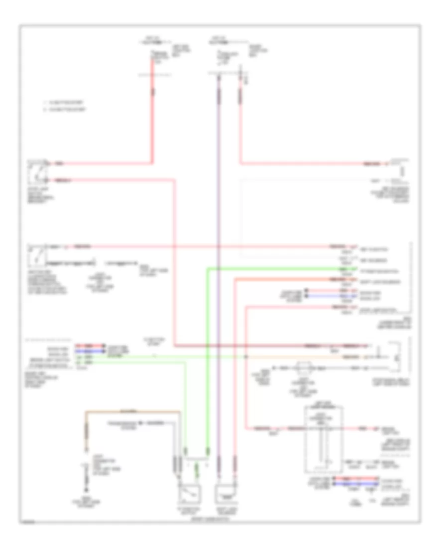 Shift Interlock Wiring Diagram for Hyundai Genesis Coupe 2 0T 2014