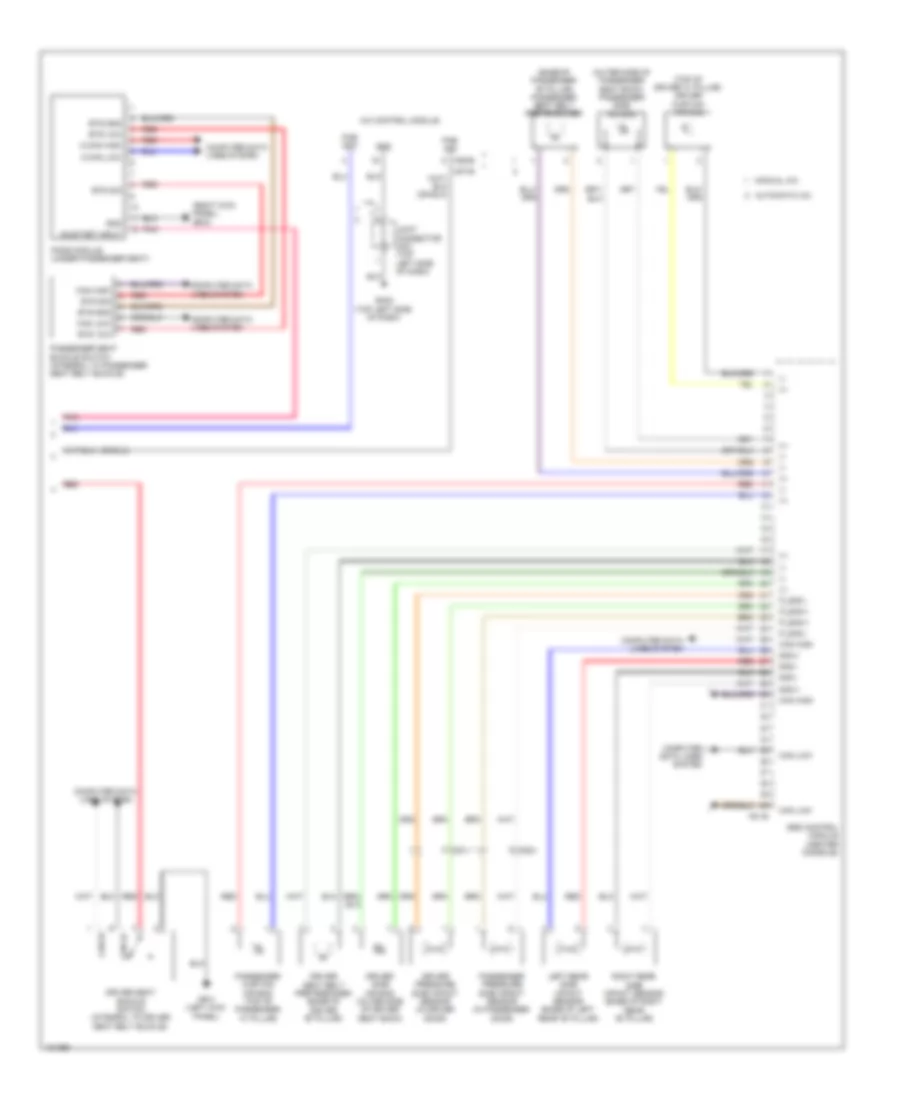 Supplemental Restraints Wiring Diagram 2 of 2 for Hyundai Genesis Coupe 2 0T 2014