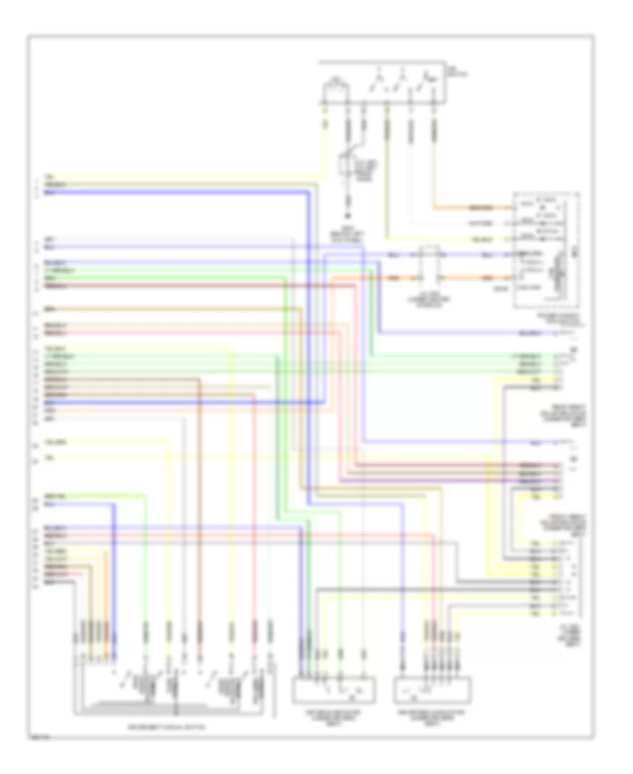 Memory Systems Wiring Diagram (2 of 2) for Hyundai Veracruz GLS 2008