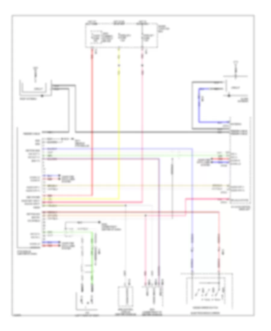 Mobile Telematic System Wiring Diagram for Hyundai Genesis Coupe 2 0T Premium 2014