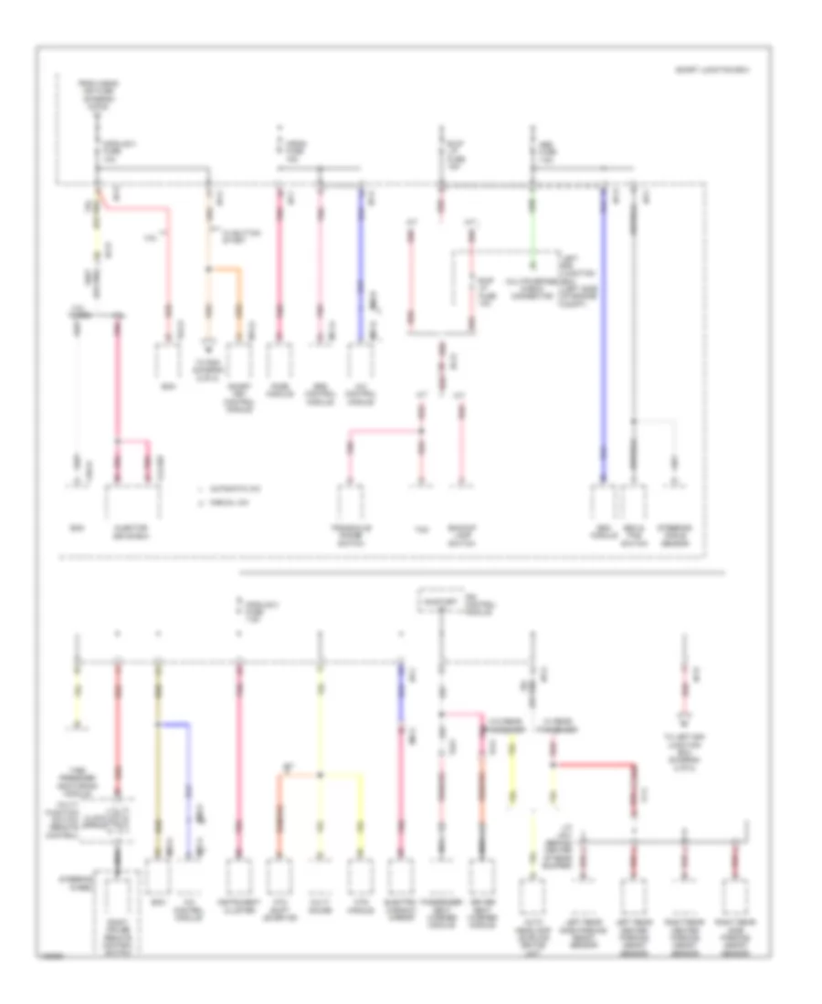 Power Distribution Wiring Diagram (5 of 8) for Hyundai Genesis Coupe 2.0T Premium 2014