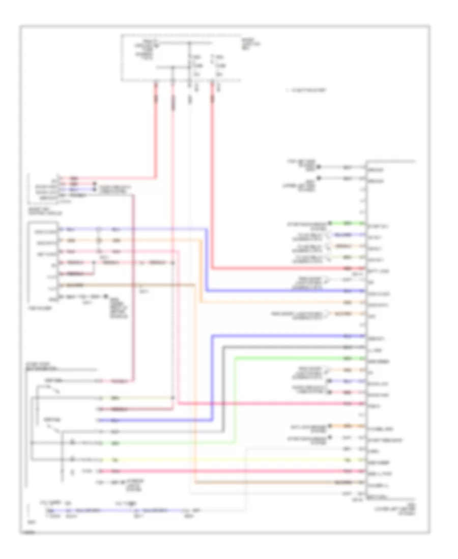 Power Distribution Wiring Diagram (6 of 8) for Hyundai Genesis Coupe 2.0T Premium 2014