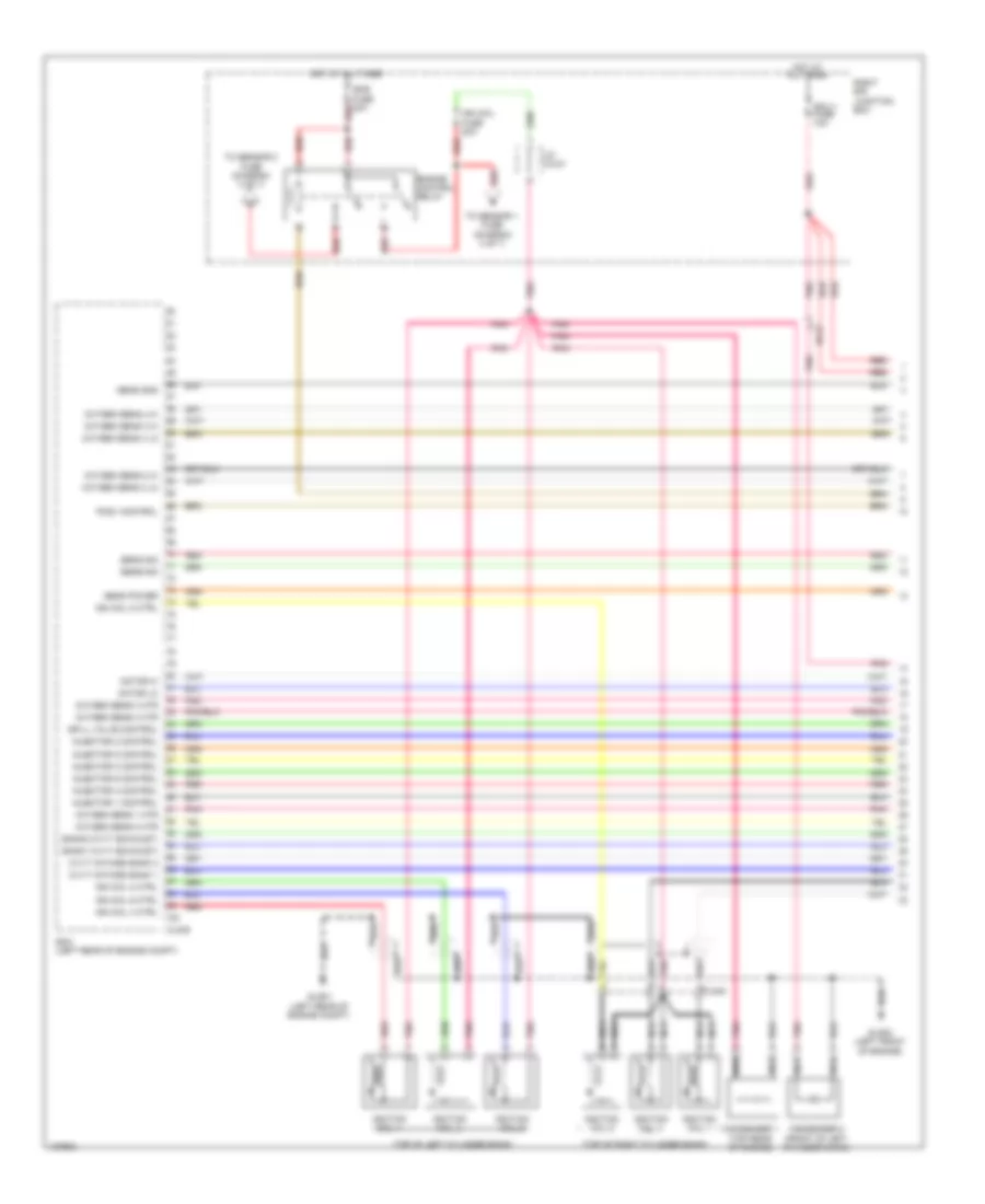 3.8L, Engine Performance Wiring Diagram (1 of 7) for Hyundai Genesis Coupe 2.0T R-Spec 2014