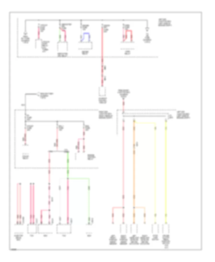 Power Distribution Wiring Diagram (2 of 8) for Hyundai Genesis Coupe 2.0T R-Spec 2014