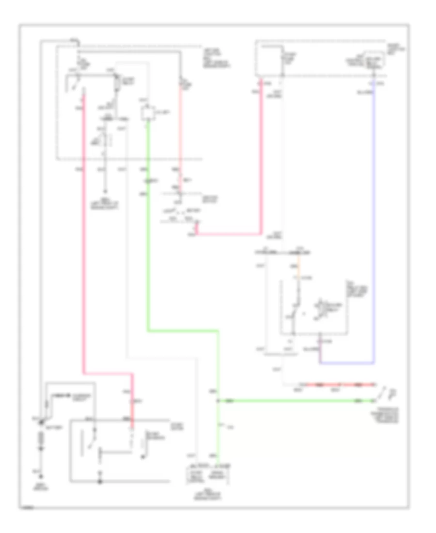 Starting Wiring Diagram, AT without Button Start for Hyundai Genesis Coupe 2.0T R-Spec 2014