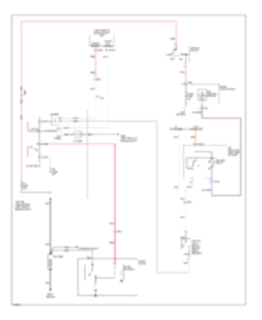 Starting Wiring Diagram, MT without Button Start for Hyundai Genesis Coupe 2.0T R-Spec 2014