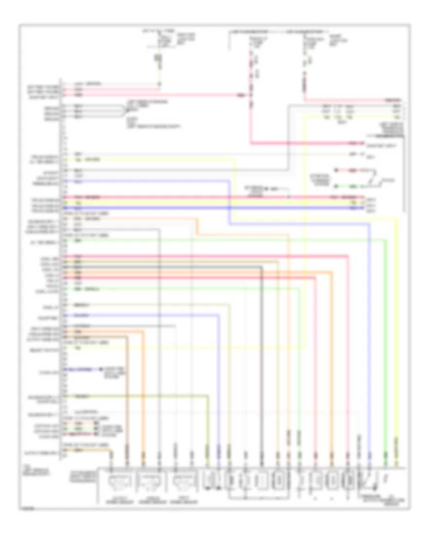 Transmission Wiring Diagram 1 of 2 for Hyundai Genesis Coupe 2 0T R Spec 2014