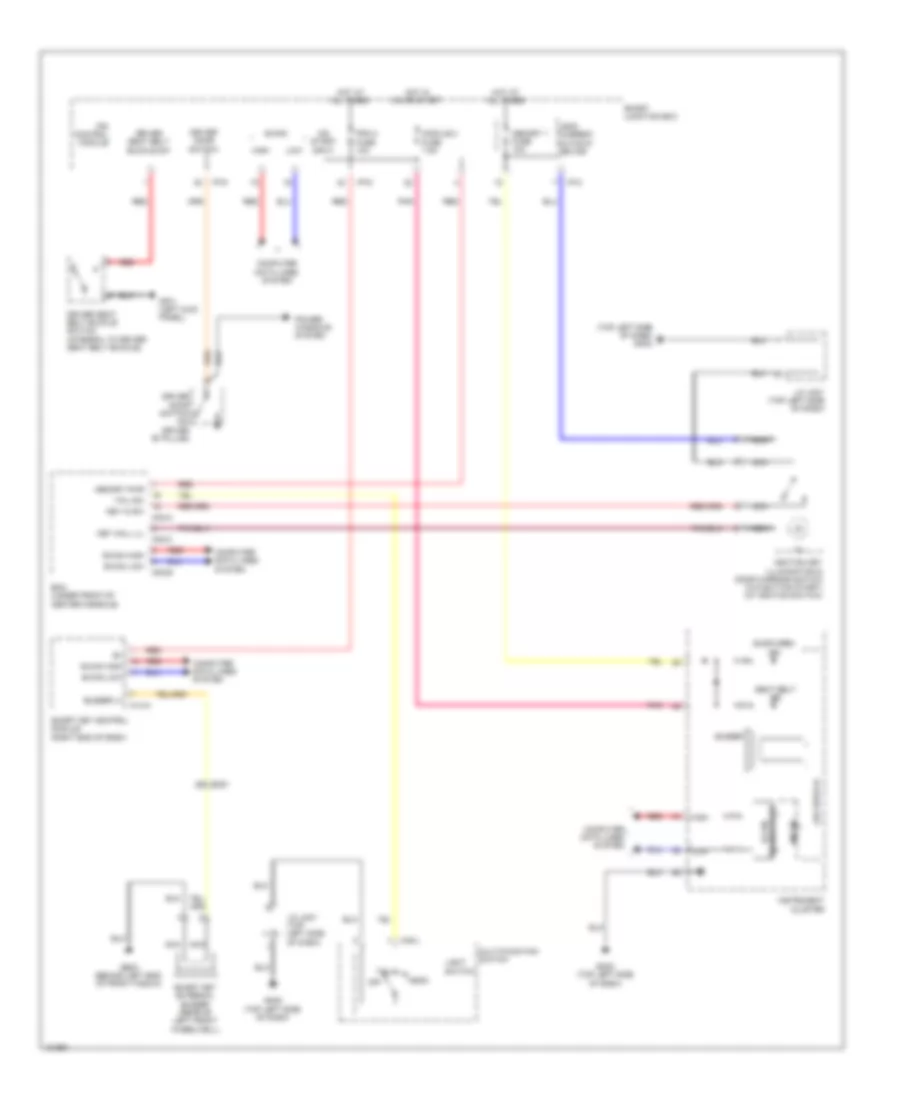 Chime Wiring Diagram for Hyundai Genesis Coupe 2 0T R Spec 2014