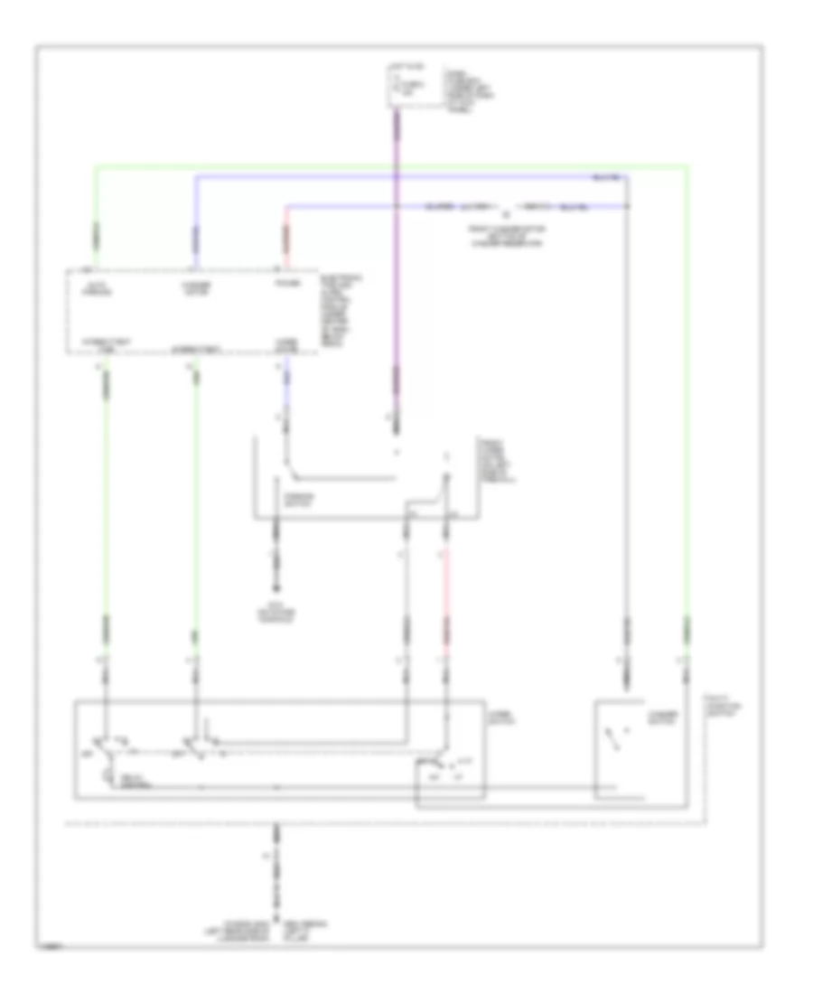 Front Wiper Washer Wiring Diagram for Hyundai Elantra 1998