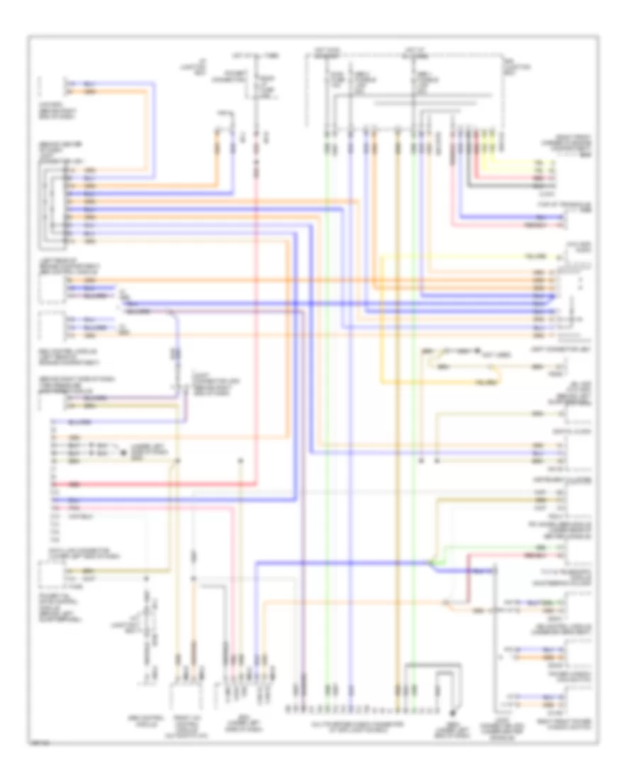 Computer Data Lines Wiring Diagram for Hyundai Veracruz SE 2008