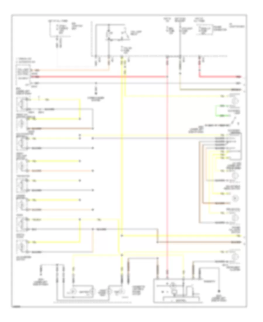 Instrument Illumination Wiring Diagram 1 of 2 for Hyundai Veracruz SE 2008