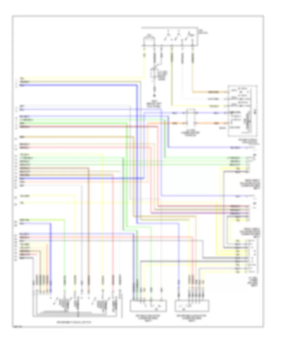 Memory Systems Wiring Diagram (2 of 2) for Hyundai Veracruz SE 2008