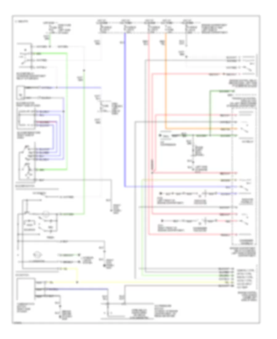 A C Wiring Diagram for Hyundai Elantra GLS 1998