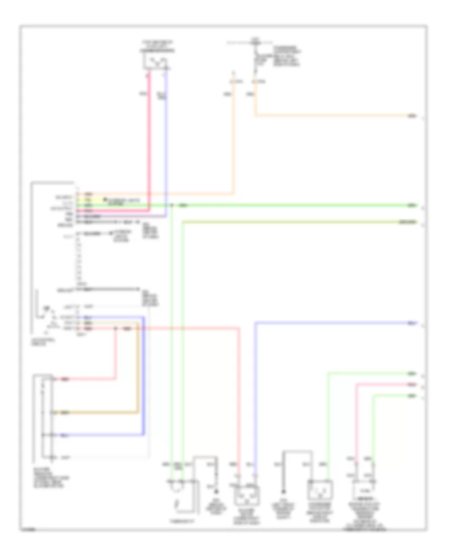 Manual AC Wiring Diagram (1 of 2) for Hyundai Accent GLS 2009