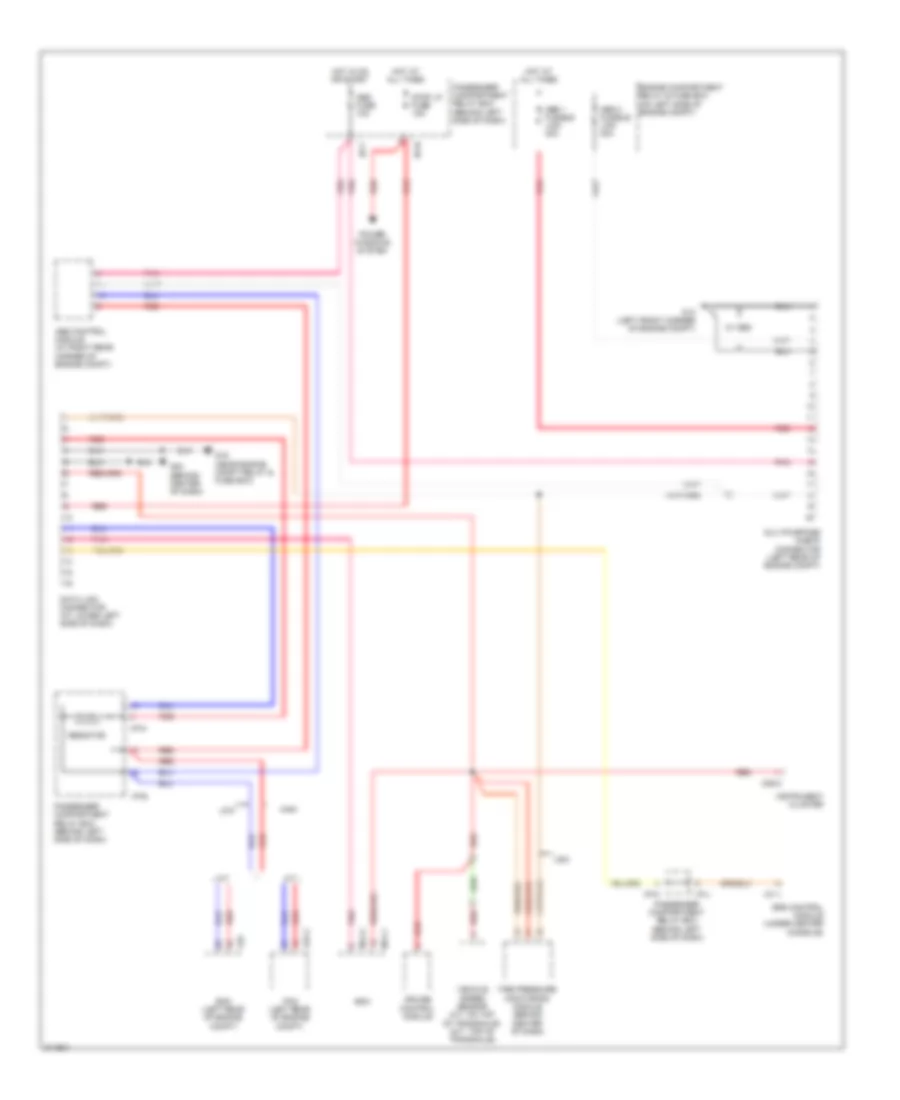 Computer Data Lines Wiring Diagram for Hyundai Accent GLS 2009