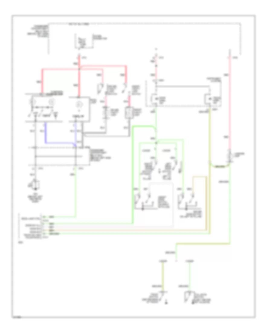 Courtesy Lamps Wiring Diagram for Hyundai Accent GLS 2009