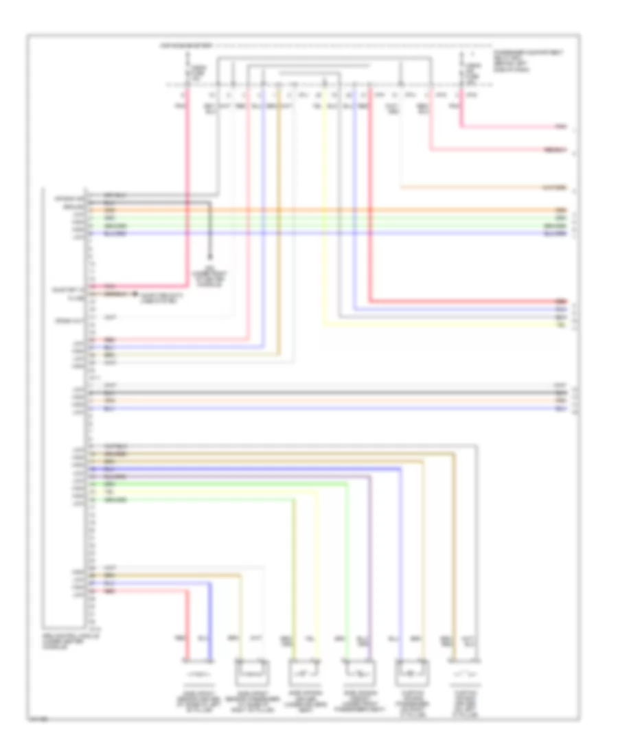 Supplemental Restraints Wiring Diagram Base 1 of 2 for Hyundai Accent GLS 2009