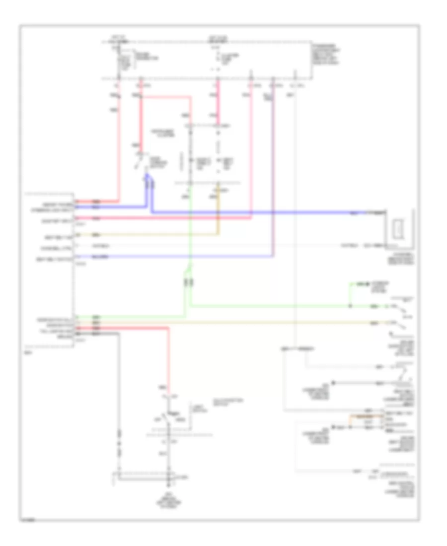 Chime Wiring Diagram for Hyundai Accent GLS 2009