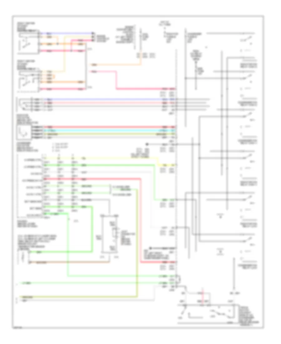 Manual A C Wiring Diagram 2 of 2 for Hyundai Sonata GL 2005