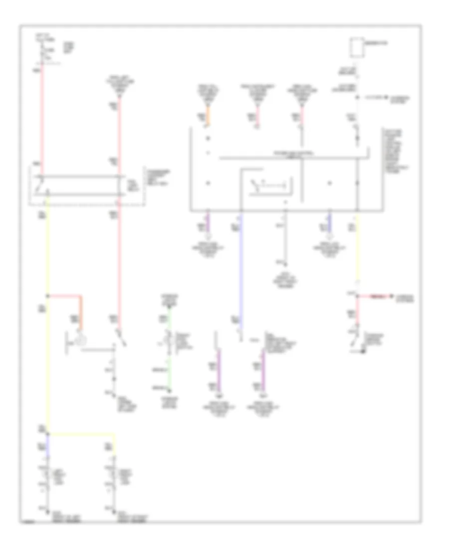 Headlamps Fog Lamps Wiring Diagram with DRL 2 of 2 for Hyundai Sonata 1998