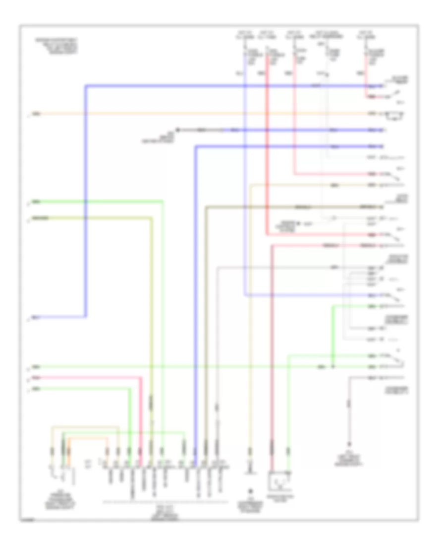 Manual AC Wiring Diagram (2 of 2) for Hyundai Accent GS 2009