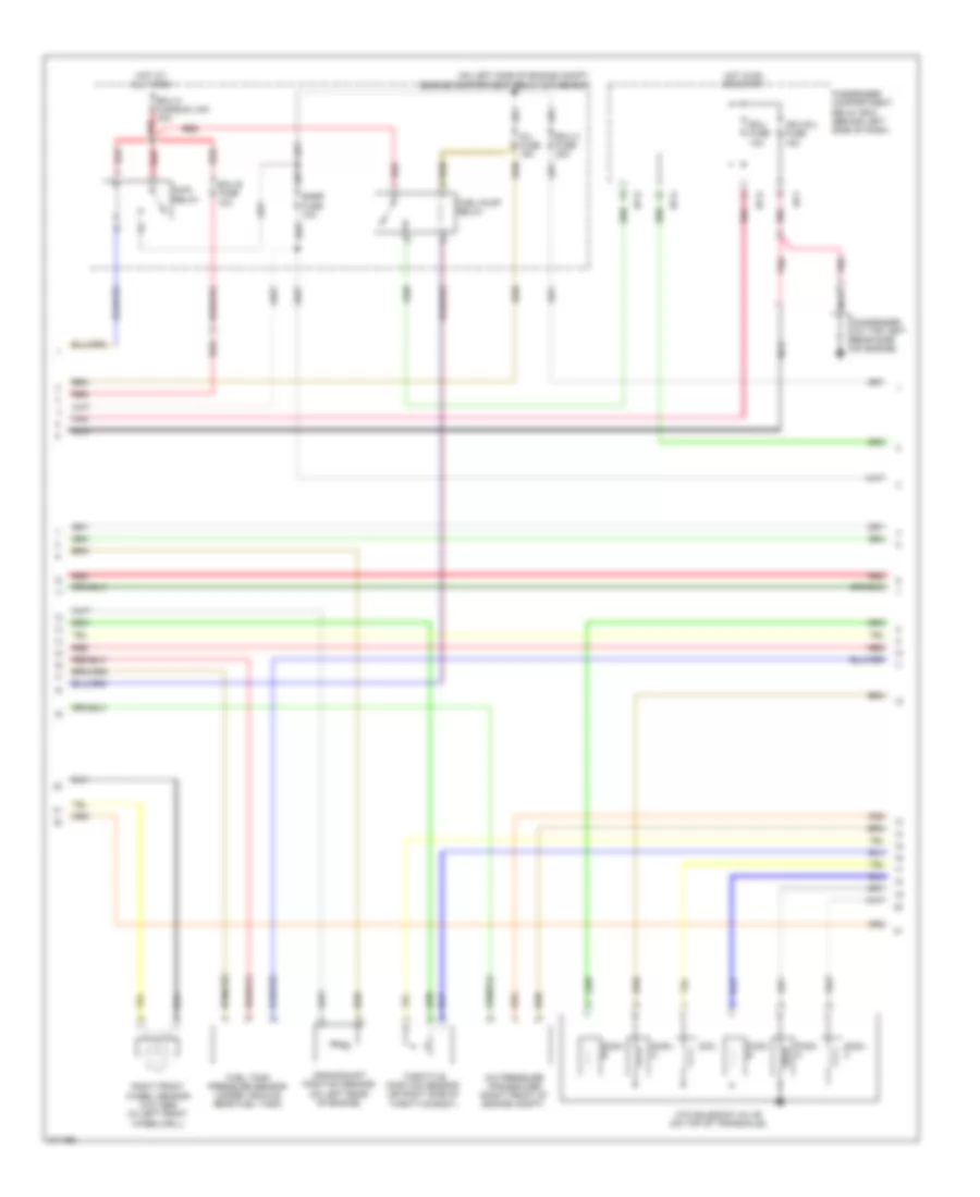 1.6L, Engine Performance Wiring Diagram, AT (2 of 4) for Hyundai Accent GS 2009