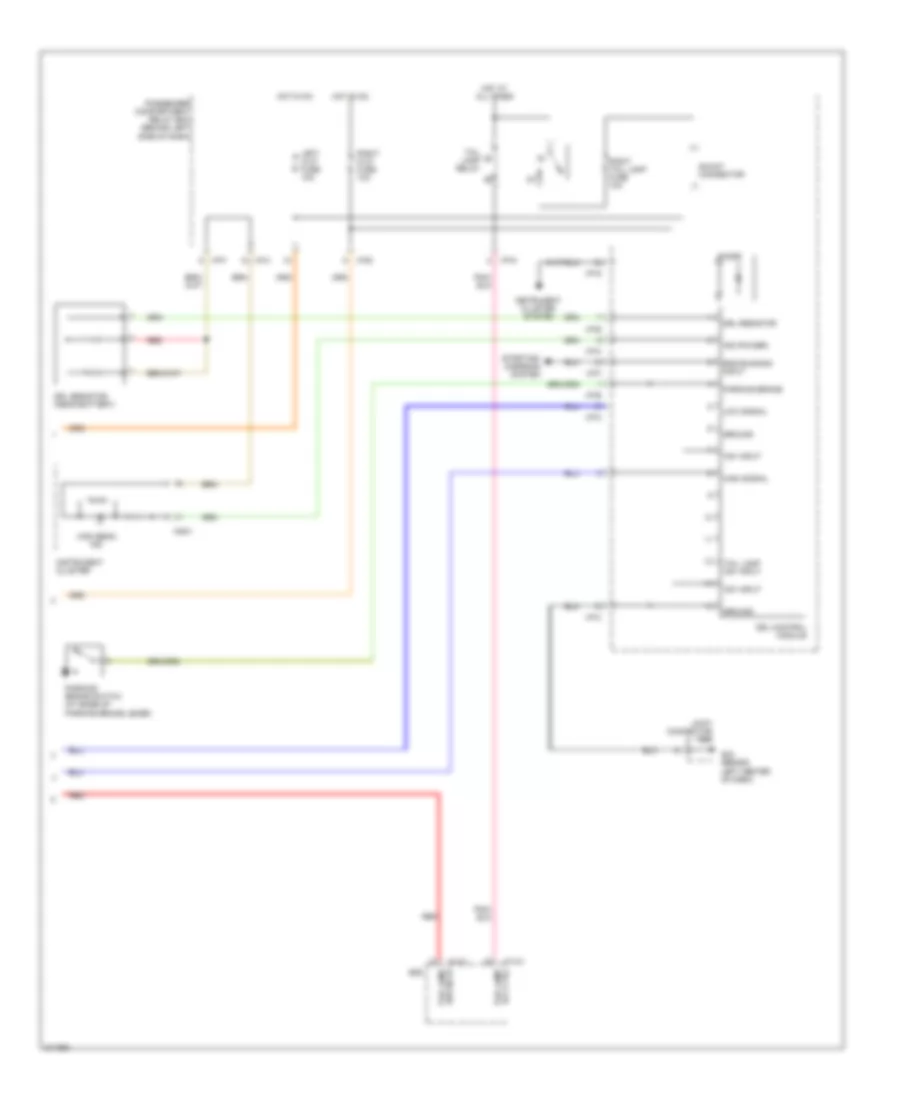 Headlights Wiring Diagram, with DRL (2 of 2) for Hyundai Accent GS 2009