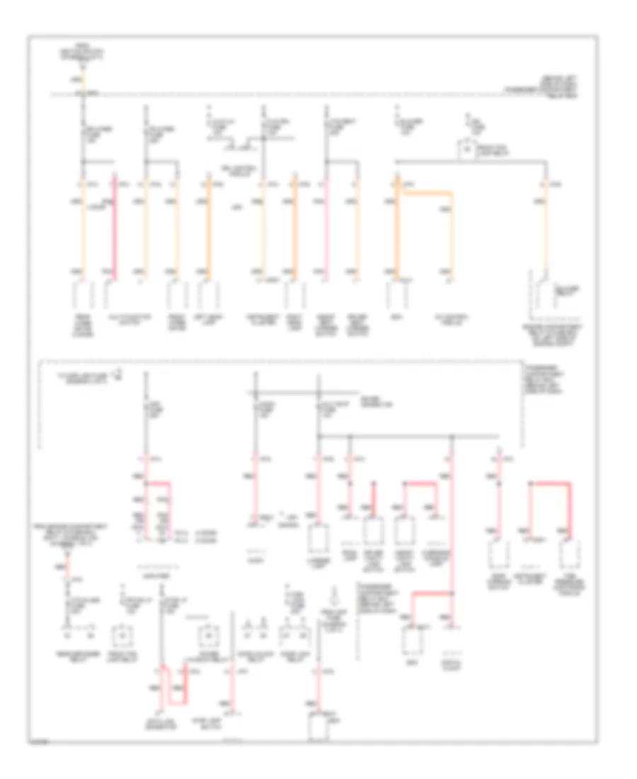 Power Distribution Wiring Diagram 3 of 4 for Hyundai Accent GS 2009