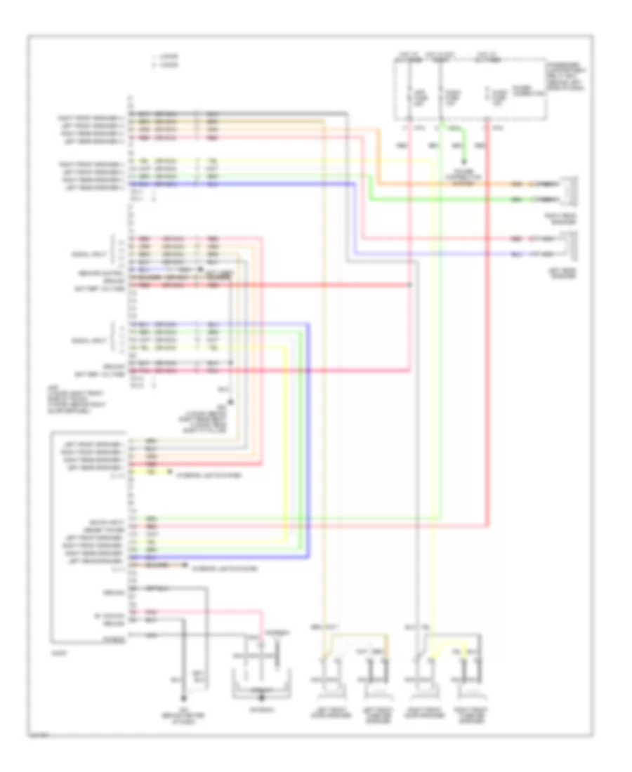 Radio Wiring Diagram Canada with Amplifier for Hyundai Accent GS 2009