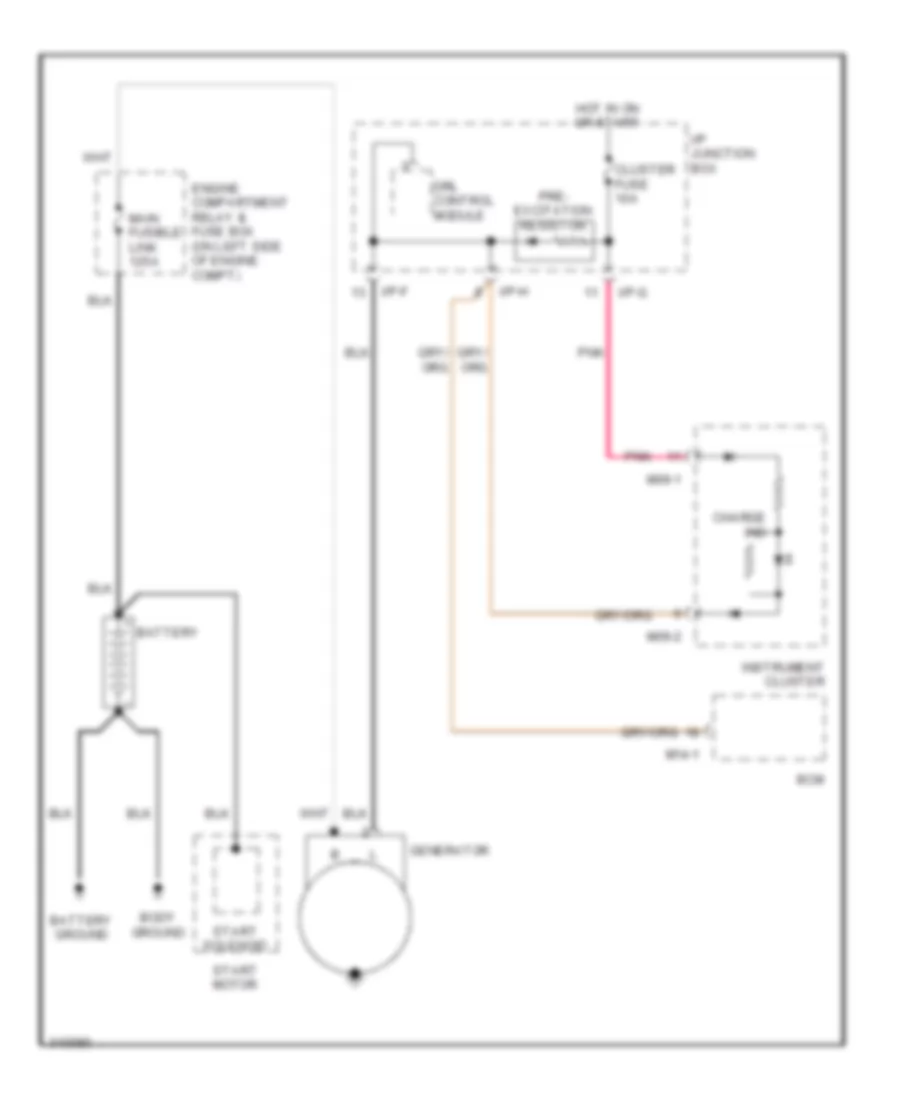 Charging Wiring Diagram for Hyundai Accent GS 2009