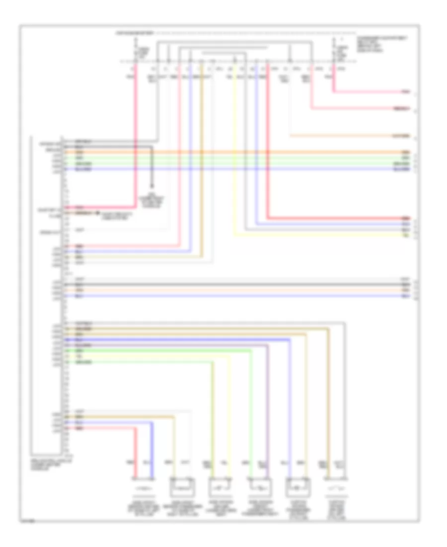 Supplemental Restraints Wiring Diagram Base 1 of 2 for Hyundai Accent GS 2009