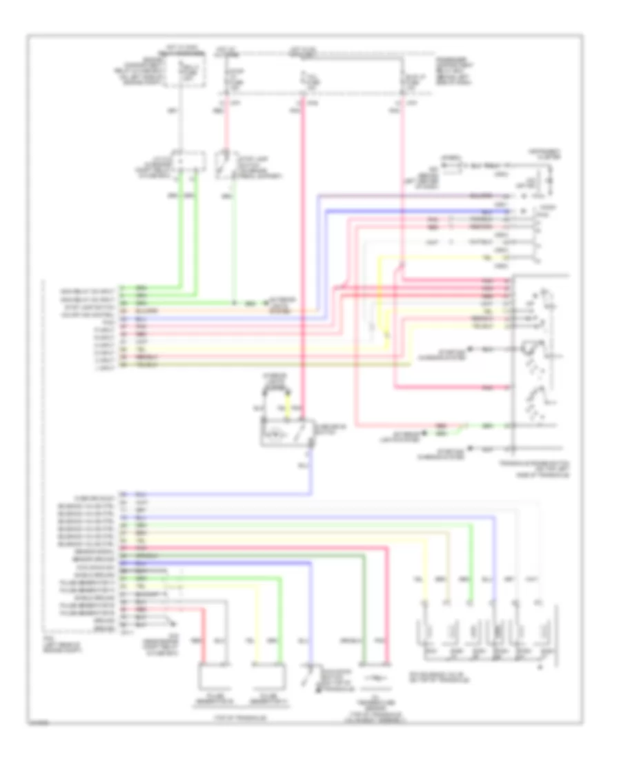 Transmission Wiring Diagram for Hyundai Accent GS 2009